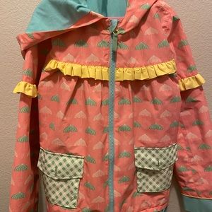 Girls MJ rain coat 14